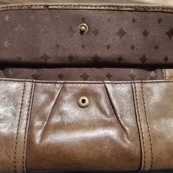 Vintage Fossil  "Long Live Vintage 1954" Women's Emory Wallet Leather Organizer - Picture 13 of 16